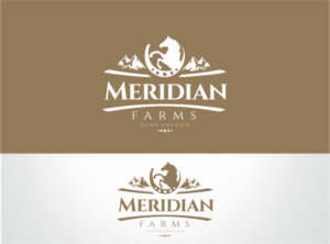 Meridian Farms, Bend, Oregon | Logo Design by nikkiblue