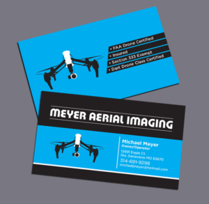 Visitenkarten-Design von mcky//design für MEYER AERIAL IMAGING | Design #9672331