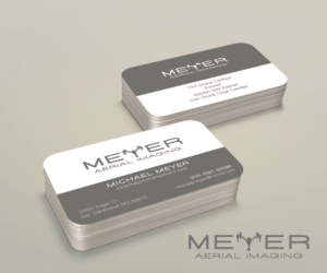 Business Card Design by R M for MEYER AERIAL IMAGING | Design: #9669970