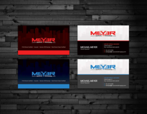 Business Card Design by diRtY.EMM for MEYER AERIAL IMAGING | Design: #9695826