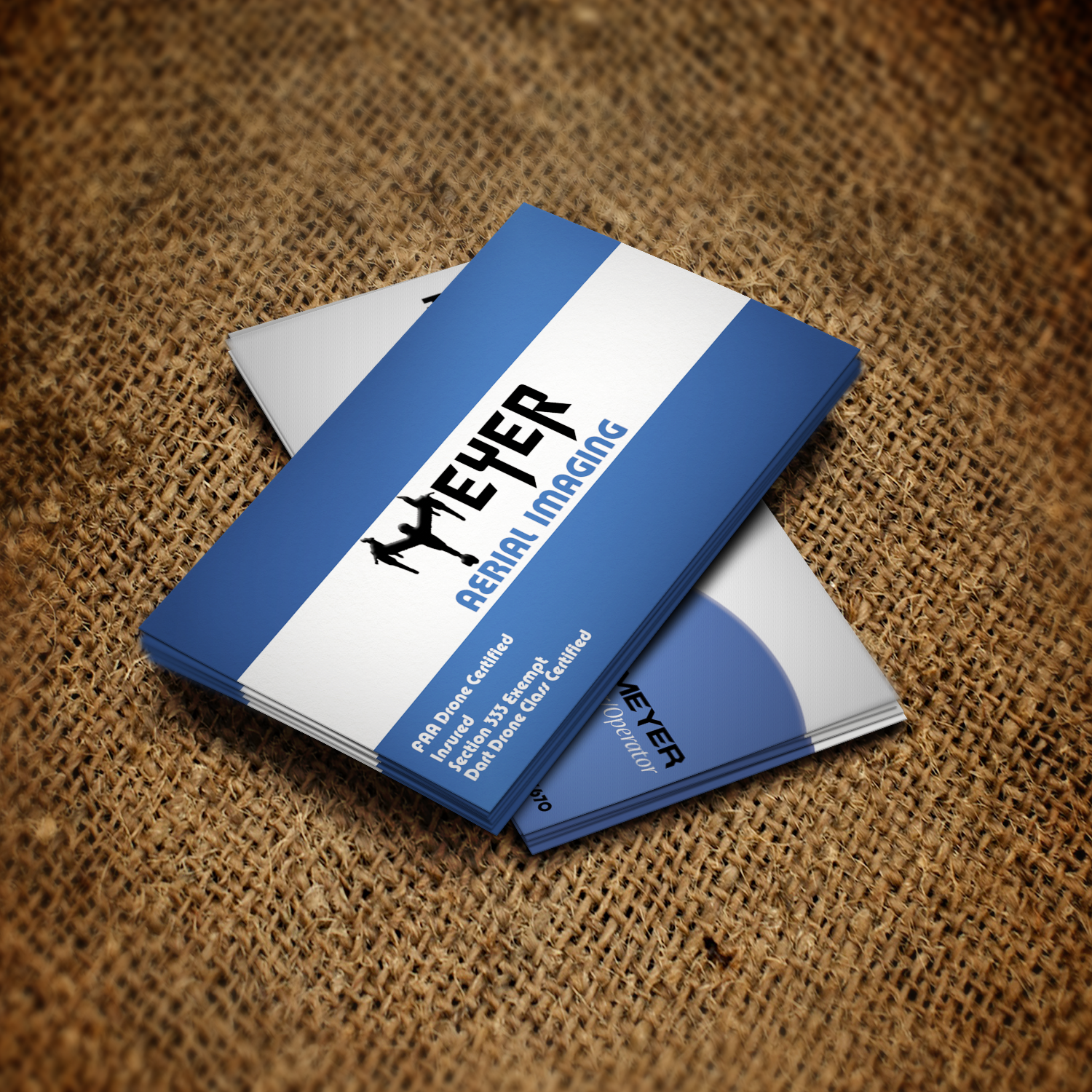 Diseño de Tarjeta de Presentación por Realkent para MEYER AERIAL IMAGING | Diseño #9647641