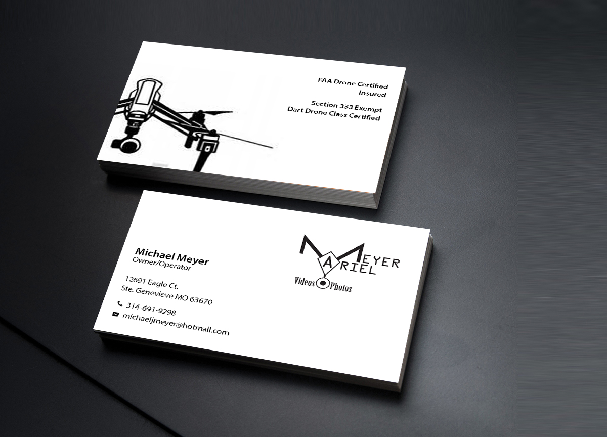Diseño de Tarjeta de Presentación por Creations Box 2015 para MEYER AERIAL IMAGING | Diseño #9663157