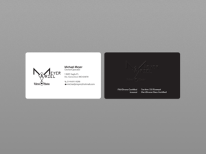 Business Card Design by Creations Box 2015 for MEYER AERIAL IMAGING | Design: #9663193