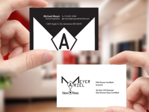 Business Card Design by Creations Box 2015 for MEYER AERIAL IMAGING | Design: #9663194