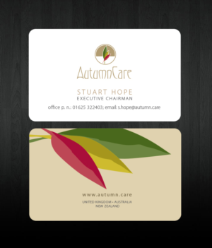 Business Card Design by Sonya for AutumnCare  | Design: #9642904