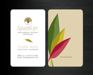 Business Card Design by Sonya for AutumnCare  | Design: #9642906