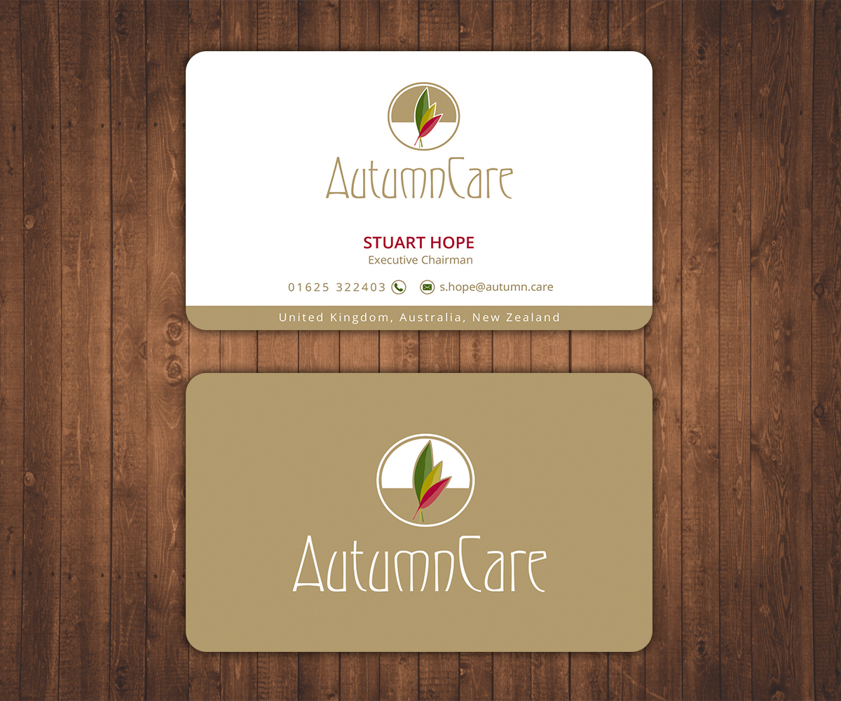Business Card Design by Stylez Designz for AutumnCare  | Design #9819448