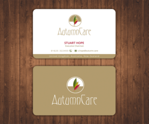 Business Card Design by Stylez Designz for AutumnCare  | Design: #9819448
