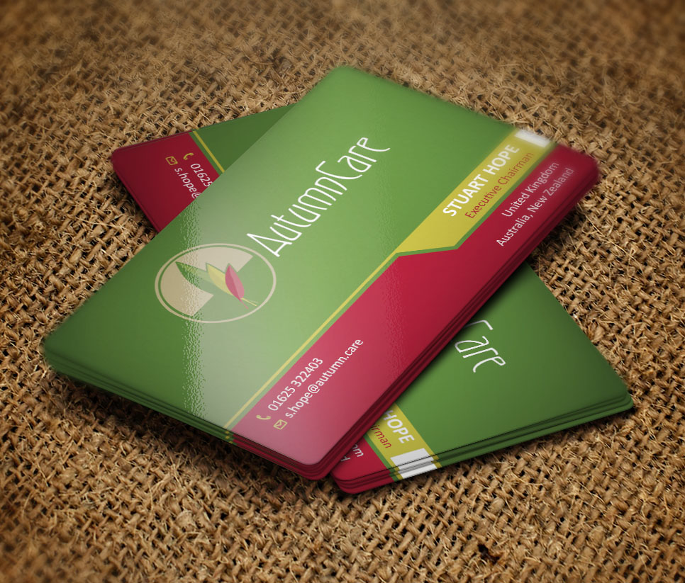 Visitenkarten-Design von Verified artistry für AutumnCare  | Design #9777727