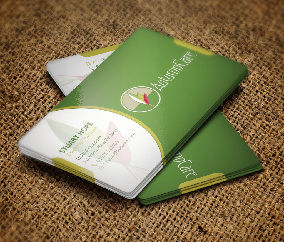 Visitenkarten-Design von Verified artistry für AutumnCare  | Design #9777736