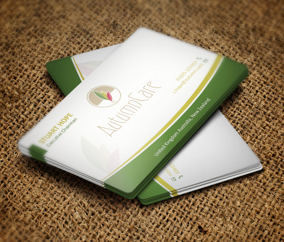 Visitenkarten-Design von Verified artistry für AutumnCare  | Design #9777738
