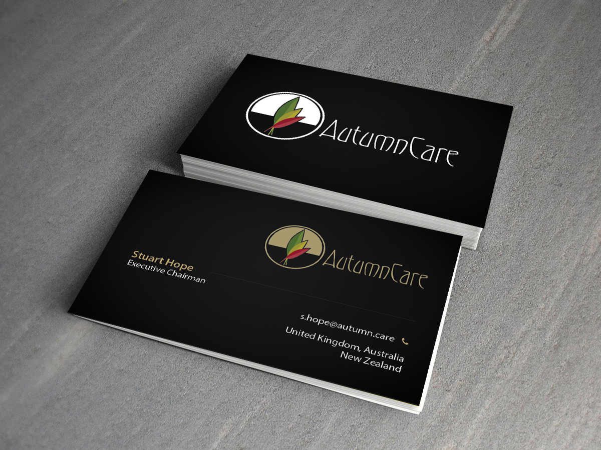 Business Card Design by Creations Box 2015 for AutumnCare  | Design #9682811