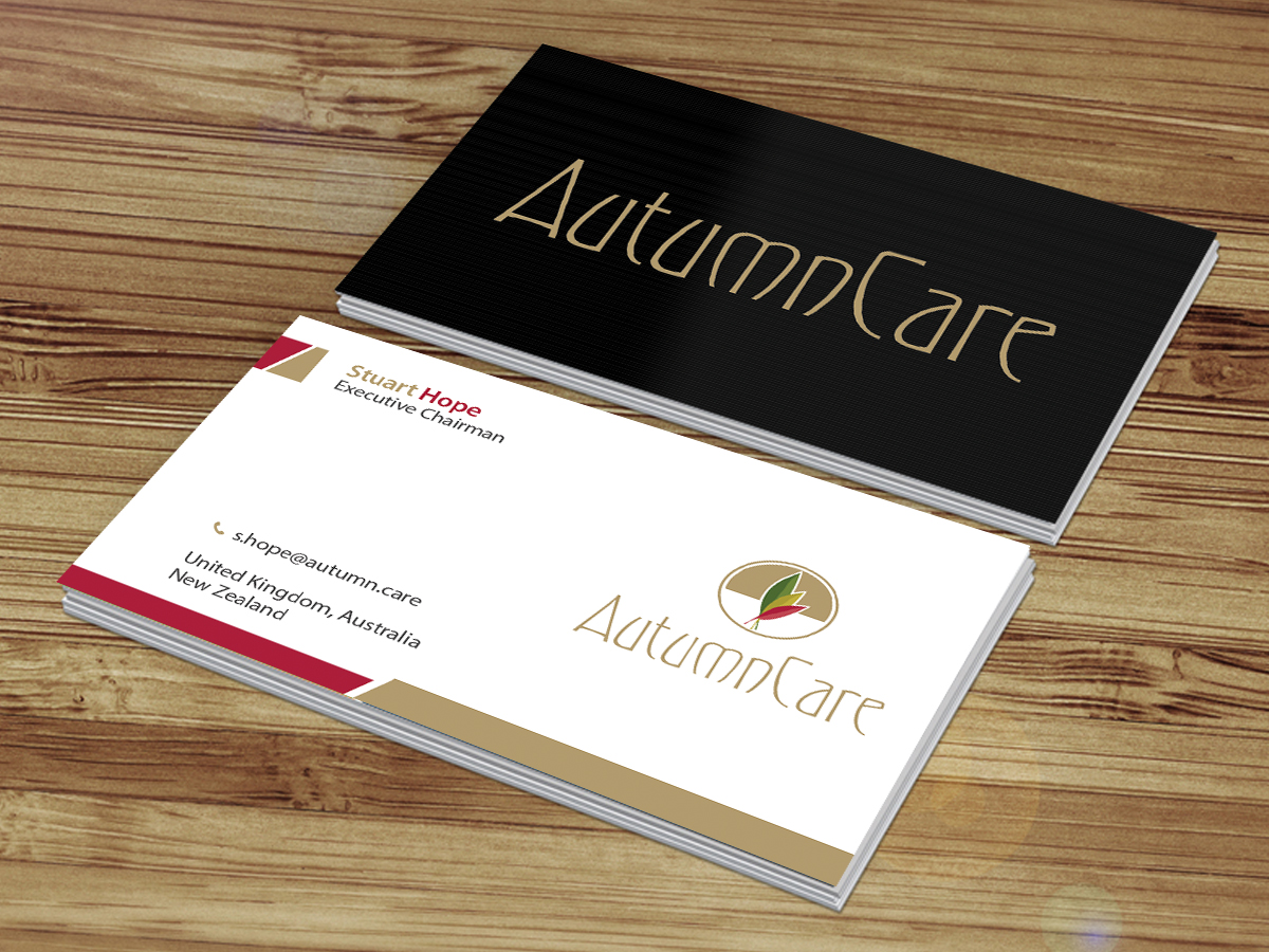 Business Card Design by Creations Box 2015 for AutumnCare  | Design #9682812