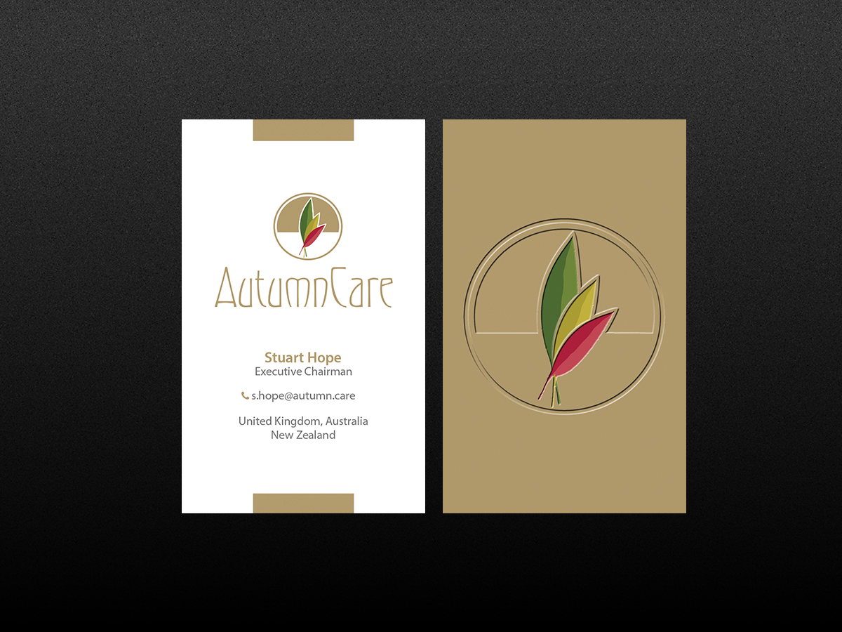 Business Card Design by Creations Box 2015 for AutumnCare  | Design #9682813