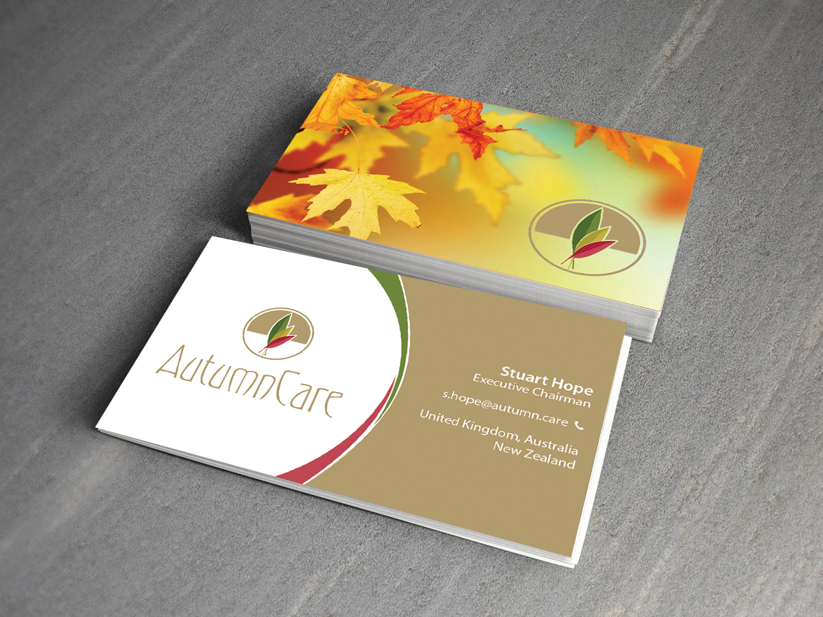 Business Card Design by Creations Box 2015 for AutumnCare  | Design #9682815