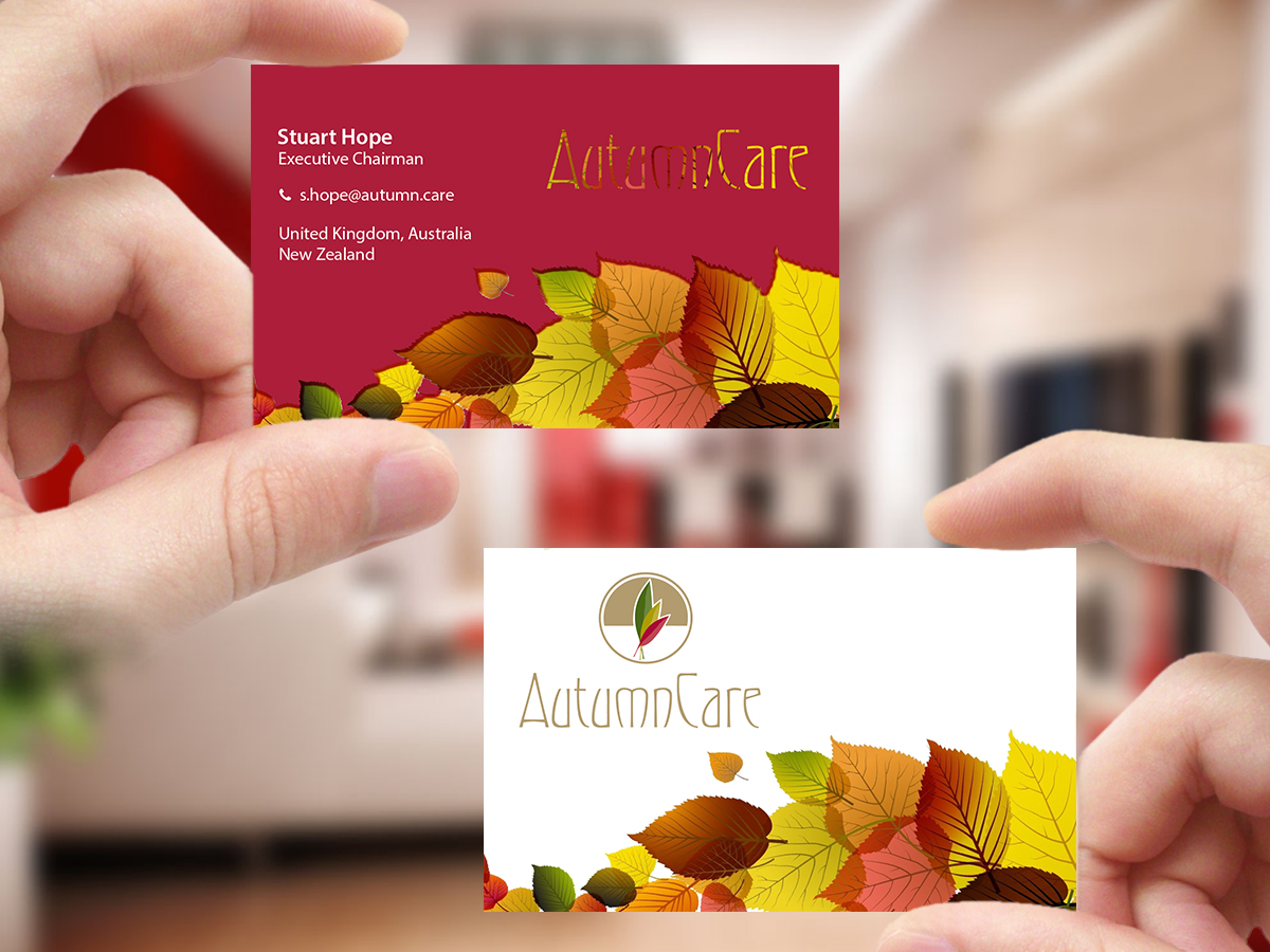 Business Card Design by Creations Box 2015 for AutumnCare  | Design #9682823