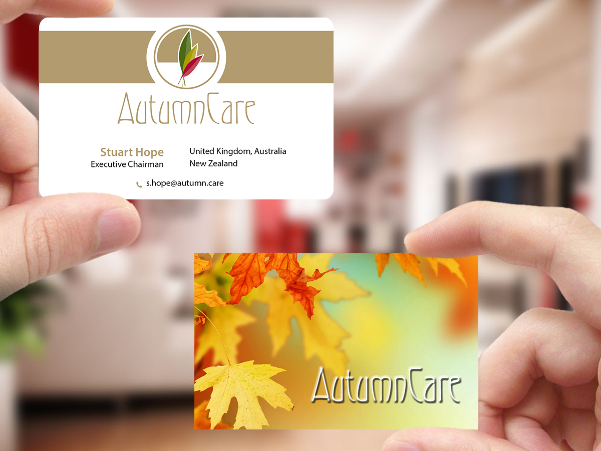 Business Card Design by Creations Box 2015 for AutumnCare  | Design #9682827