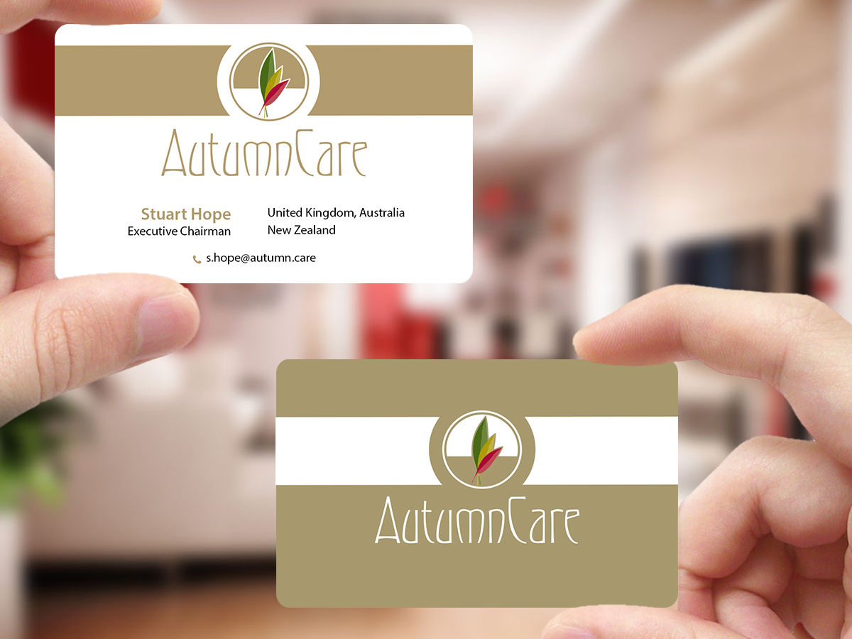 Business Card Design by Creations Box 2015 for AutumnCare  | Design #9682831
