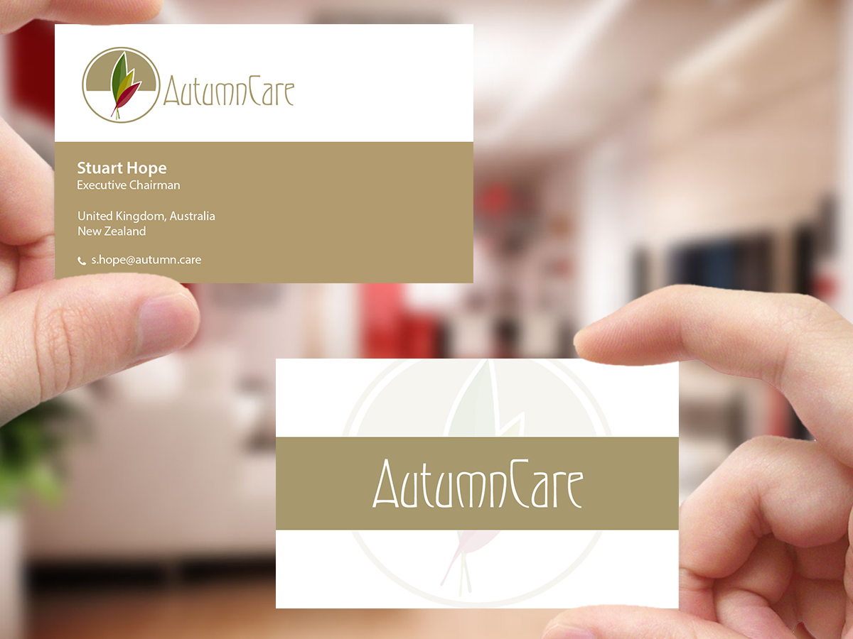 Business Card Design by Creations Box 2015 for AutumnCare  | Design #9682832