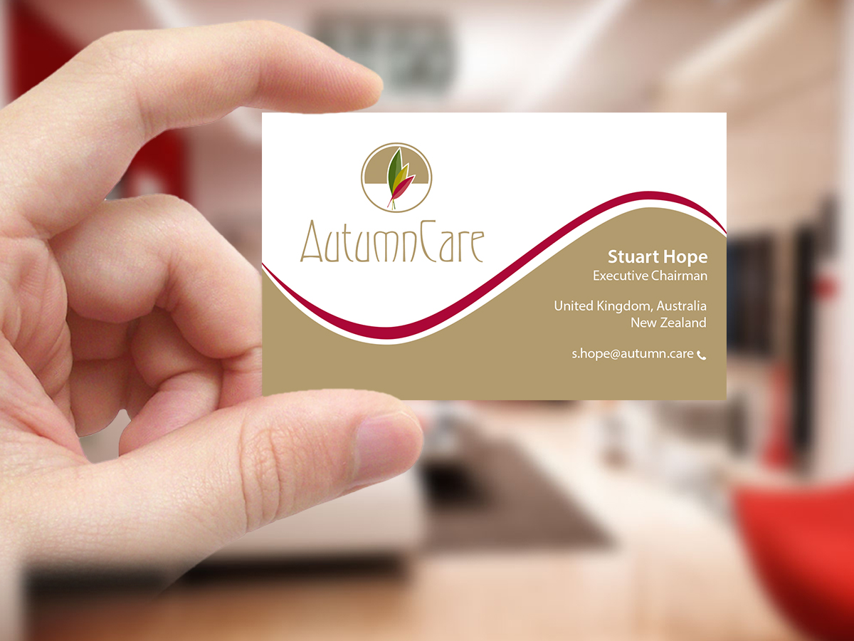 Business Card Design by Creations Box 2015 for AutumnCare  | Design #9682833