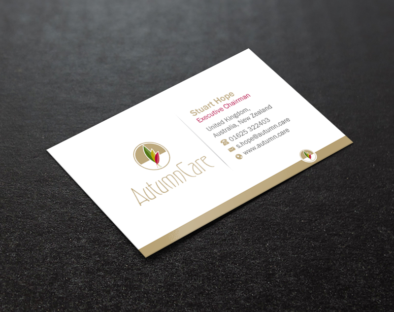 Design de Carte de Visite par Brand aid pour AutumnCare  | Design #9699644