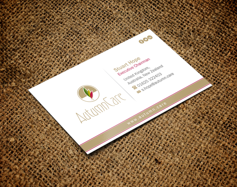 Design de Carte de Visite par Brand aid pour AutumnCare  | Design #9715030
