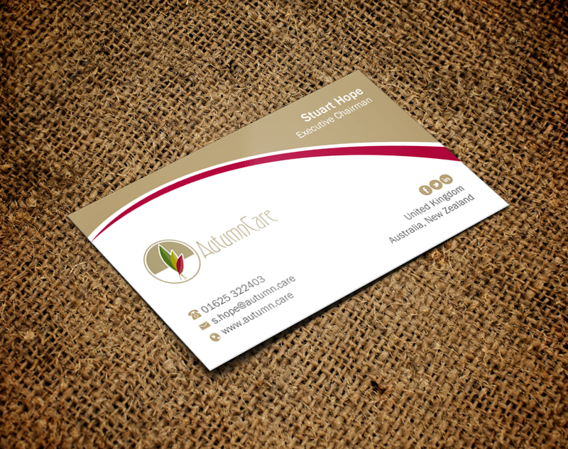 Design de Carte de Visite par Brand aid pour AutumnCare  | Design #9715040