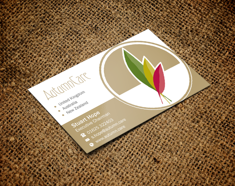 Business Card Design by Brand aid for AutumnCare  | Design #9715044