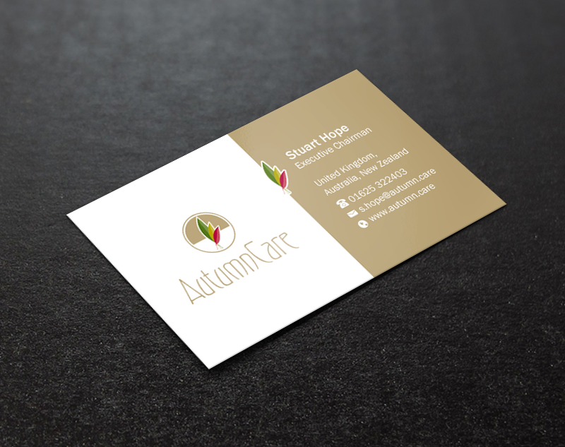 Business Card Design by Brand aid for AutumnCare  | Design #9715058