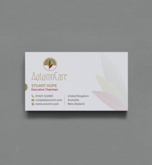 Business Card Design by chandrayaan.creative for AutumnCare  | Design: #9697647