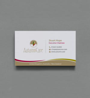 Business Card Design by chandrayaan.creative for AutumnCare  | Design: #9697649