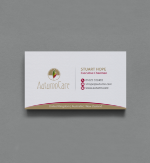 Visitenkarten-Design von chandrayaan.creative für AutumnCare  | Design: #9697651