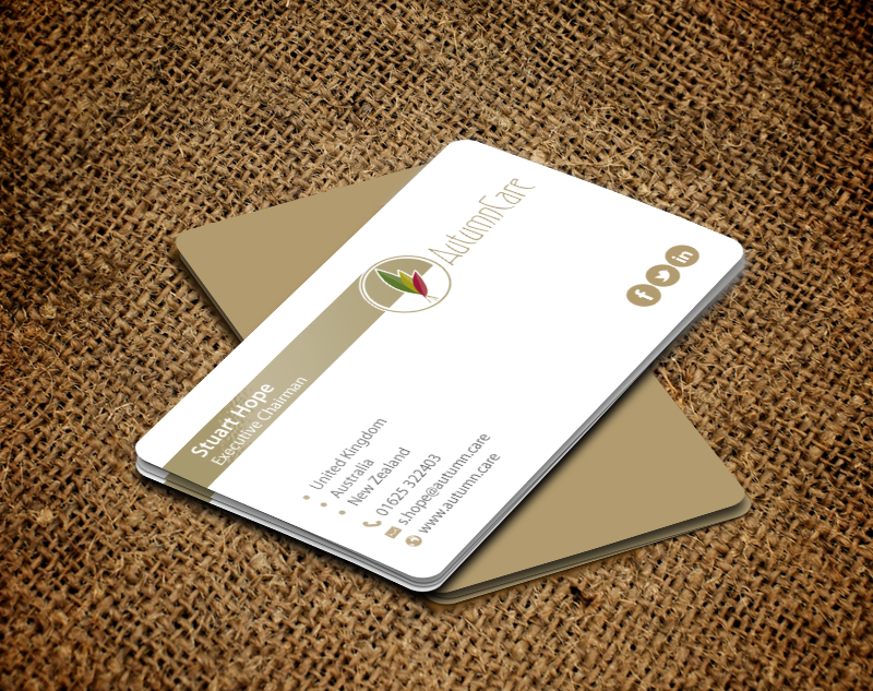 Design de Carte de Visite par chandrayaan.creative pour AutumnCare  | Design #9697679