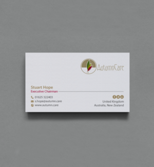 Design de Carte de Visite par chandrayaan.creative pour AutumnCare  | Design : #9711447