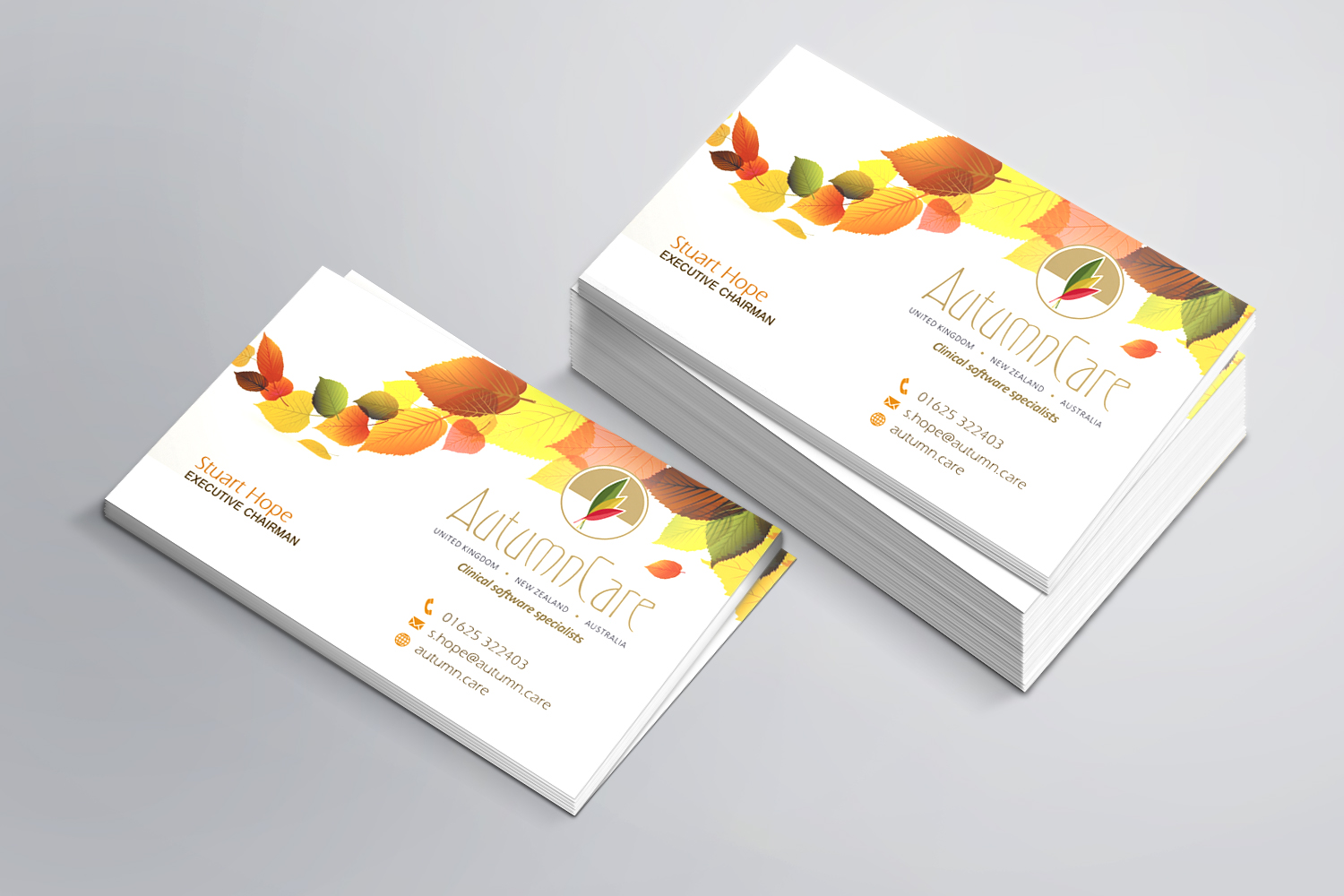 Design de Carte de Visite par josefjames_89 pour AutumnCare  | Design #9793027