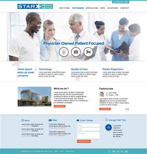 High-End Medical Center Website Design Project | Wordpress Design by AVROM