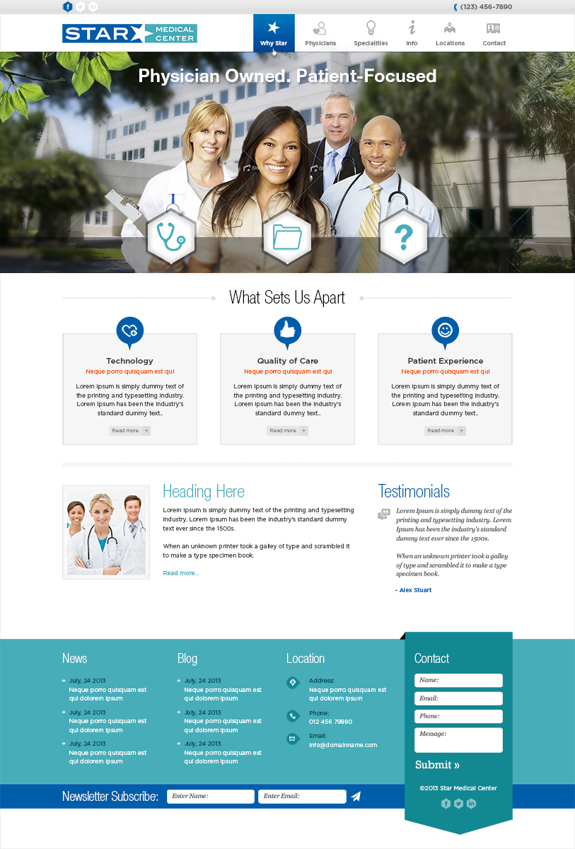 Design Wordpress par Mayank Patel pour Atomic Design & Consulting | Design #2125464