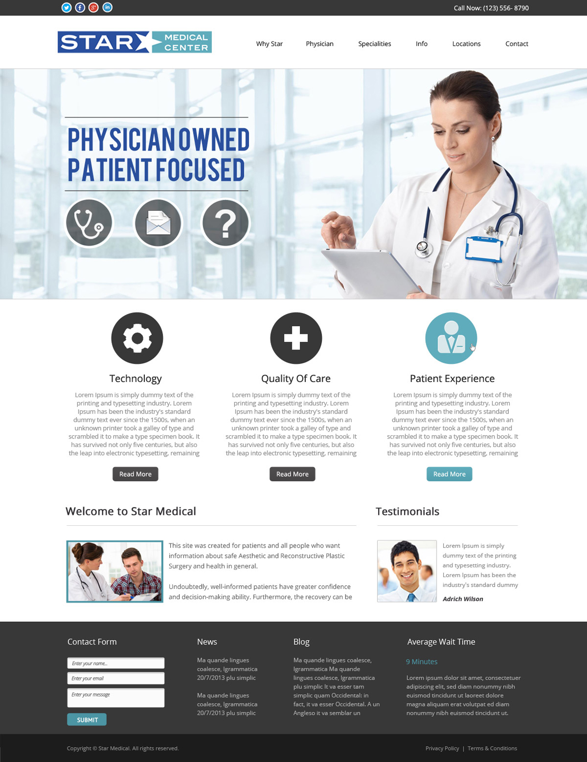 Wordpress Design by OM for Atomic Design & Consulting | Design #2111477