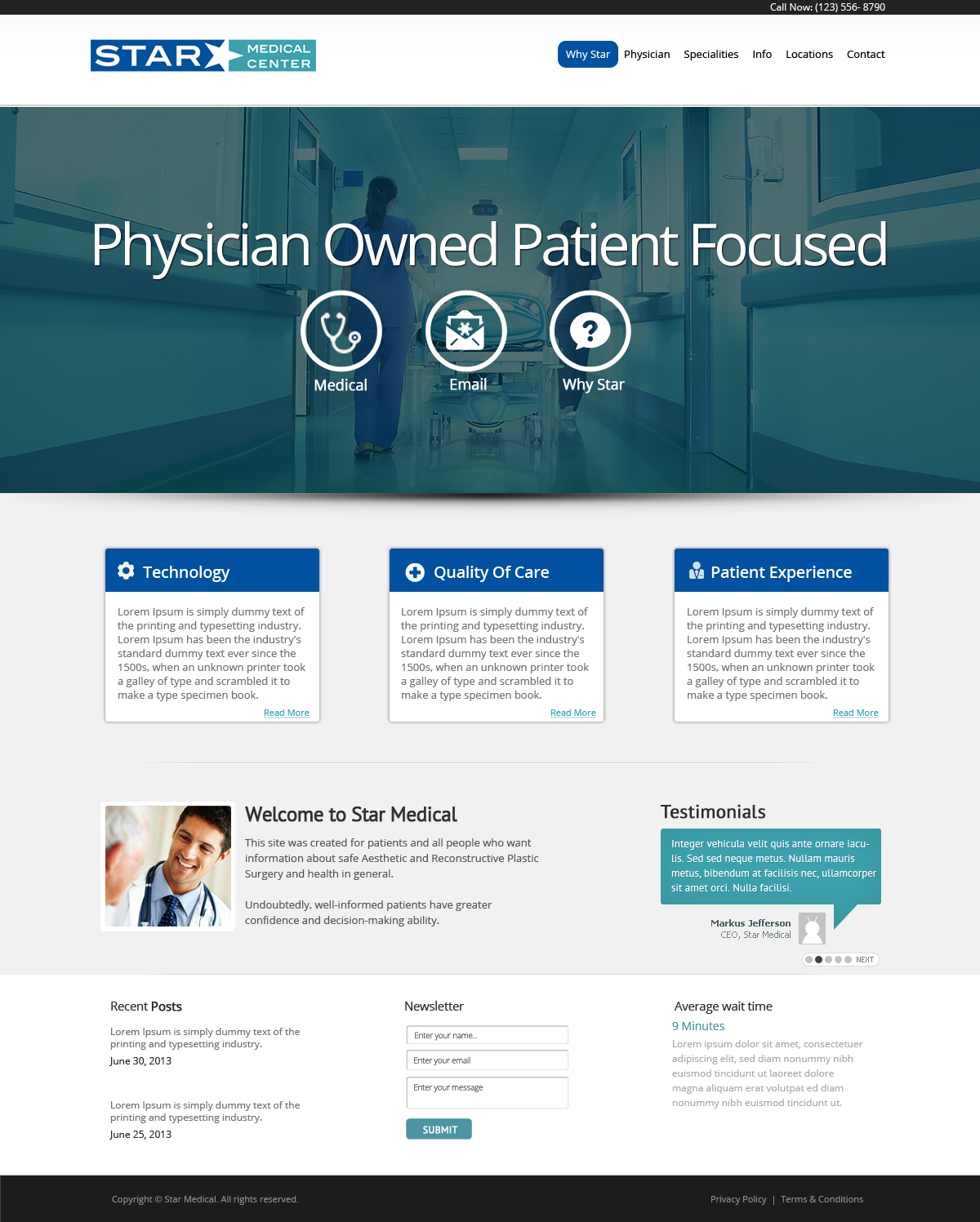Wordpress Design by OM for Atomic Design & Consulting | Design #2114261