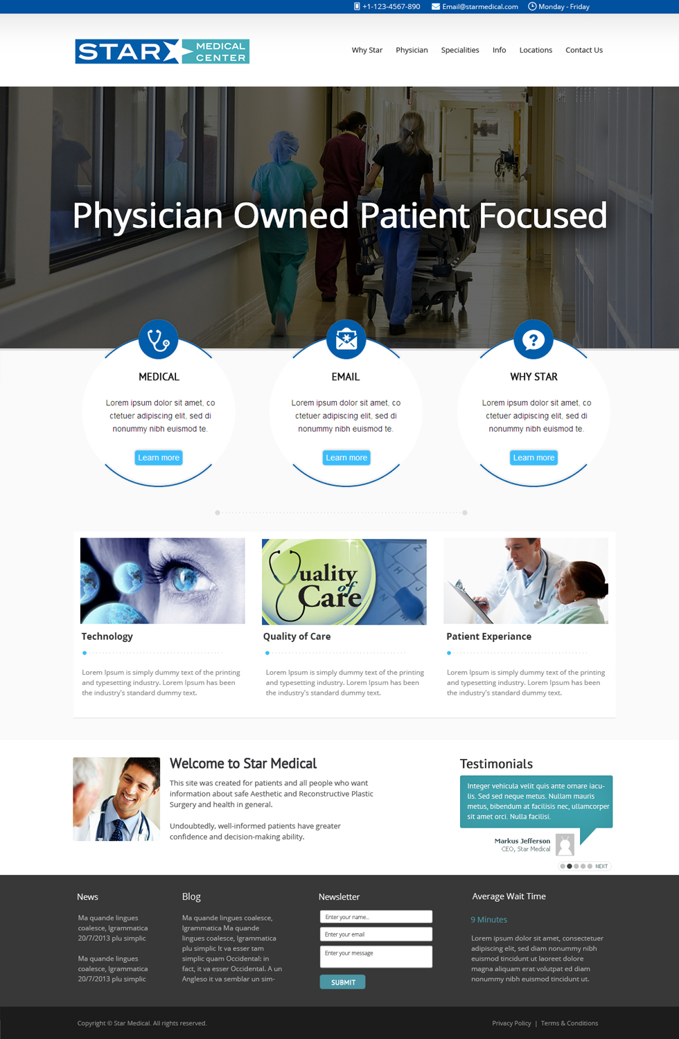 Wordpress Design by OM for Atomic Design & Consulting | Design #2114263