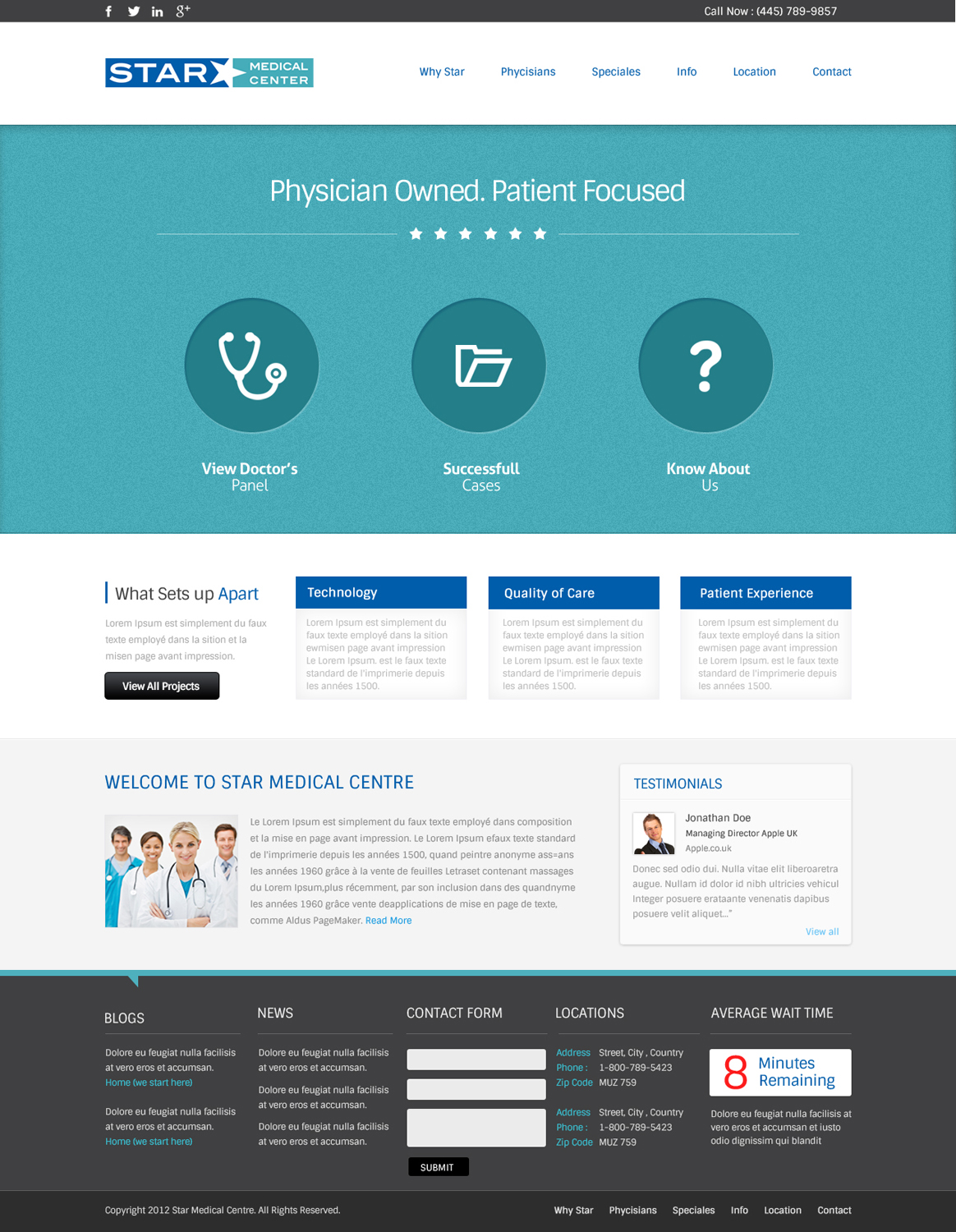 Wordpress Design by OM for Atomic Design & Consulting | Design #2119302