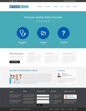 Wordpress Design by OM for Atomic Design & Consulting | Design: #2119310