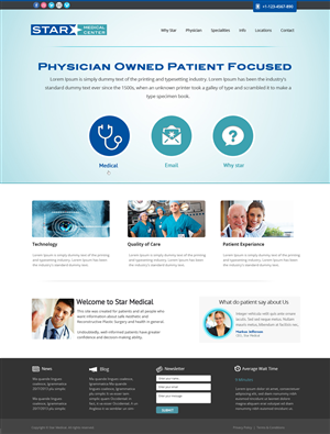 Wordpress Design by OM for Atomic Design & Consulting | Design #2124514