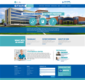 High-End Medical Center Website Design Project | Wordpress Design by TechWise