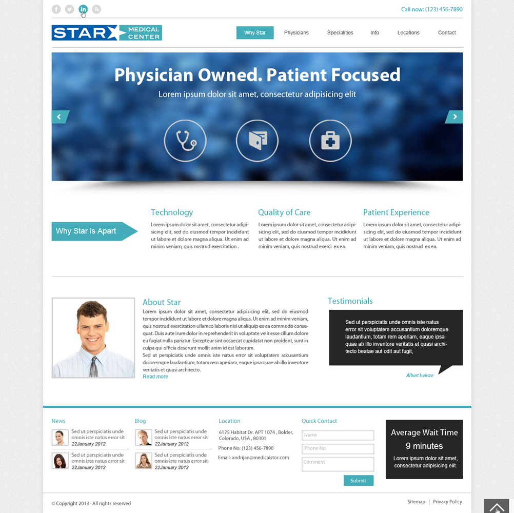 WordPress-Design von Web n Graphic Group für Atomic Design & Consulting | Design #2107024