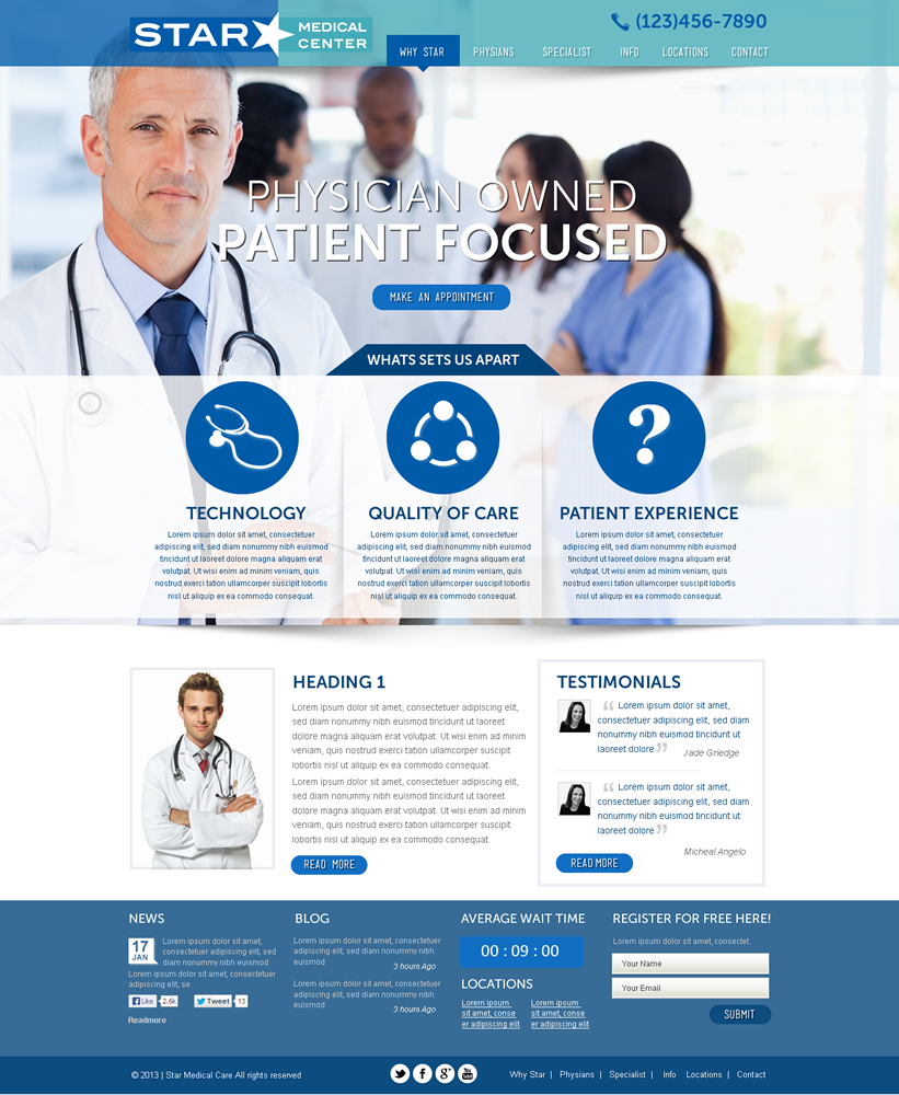 Wordpress Design by Behriatech for Atomic Design & Consulting | Design #2112103