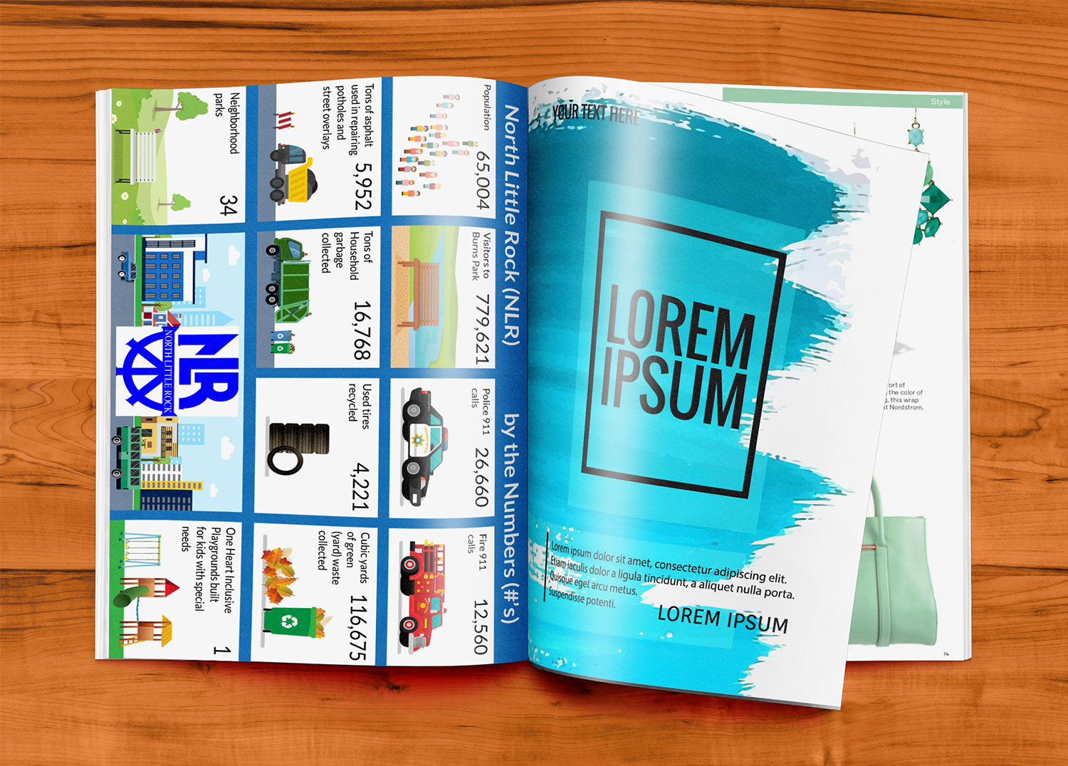 Infographic Design by DesignerGuide for City of North Little Rock | Design #18099021