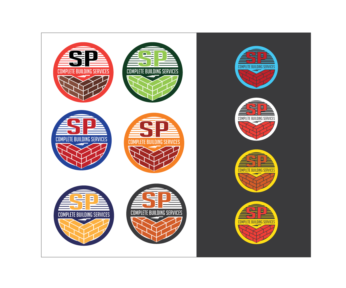 Logo-Design von Leemel für S.P COMPLETE BUILDING SERVICES  | Design #9796223