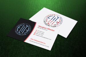 Business Card Design by Shigh5 for The Elite Volleyball Club Inc. | Design: #9676051