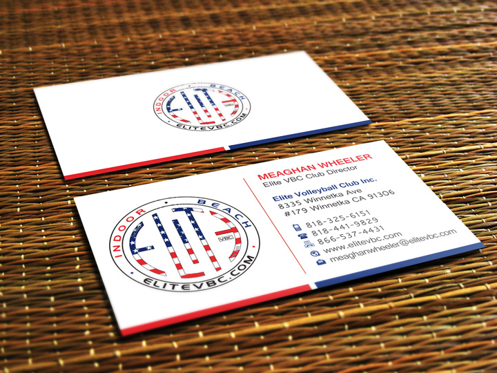 Business Card Design by Omee63 for The Elite Volleyball Club Inc. | Design #9681670